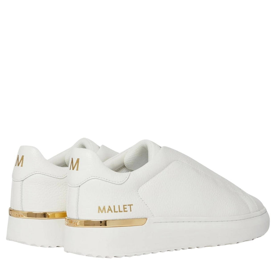 Mallet London GRFTR Elast Tumbled White Trainers