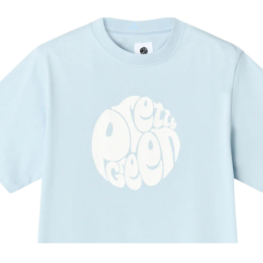 Pretty Green Logo Gillespie Sky Blue T-Shirt