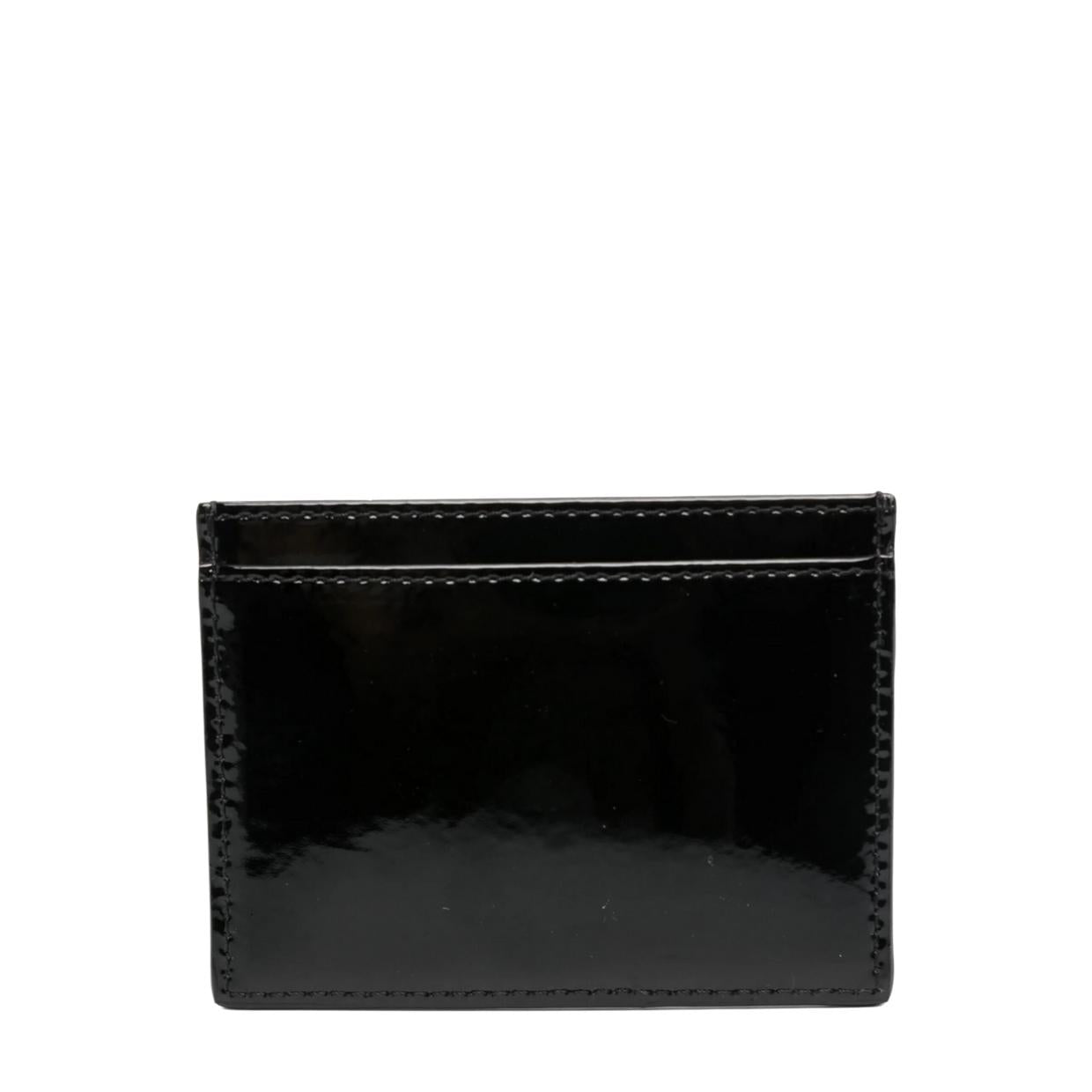 Vivienne Westwood Black Shiny Patent Flat Card Holder