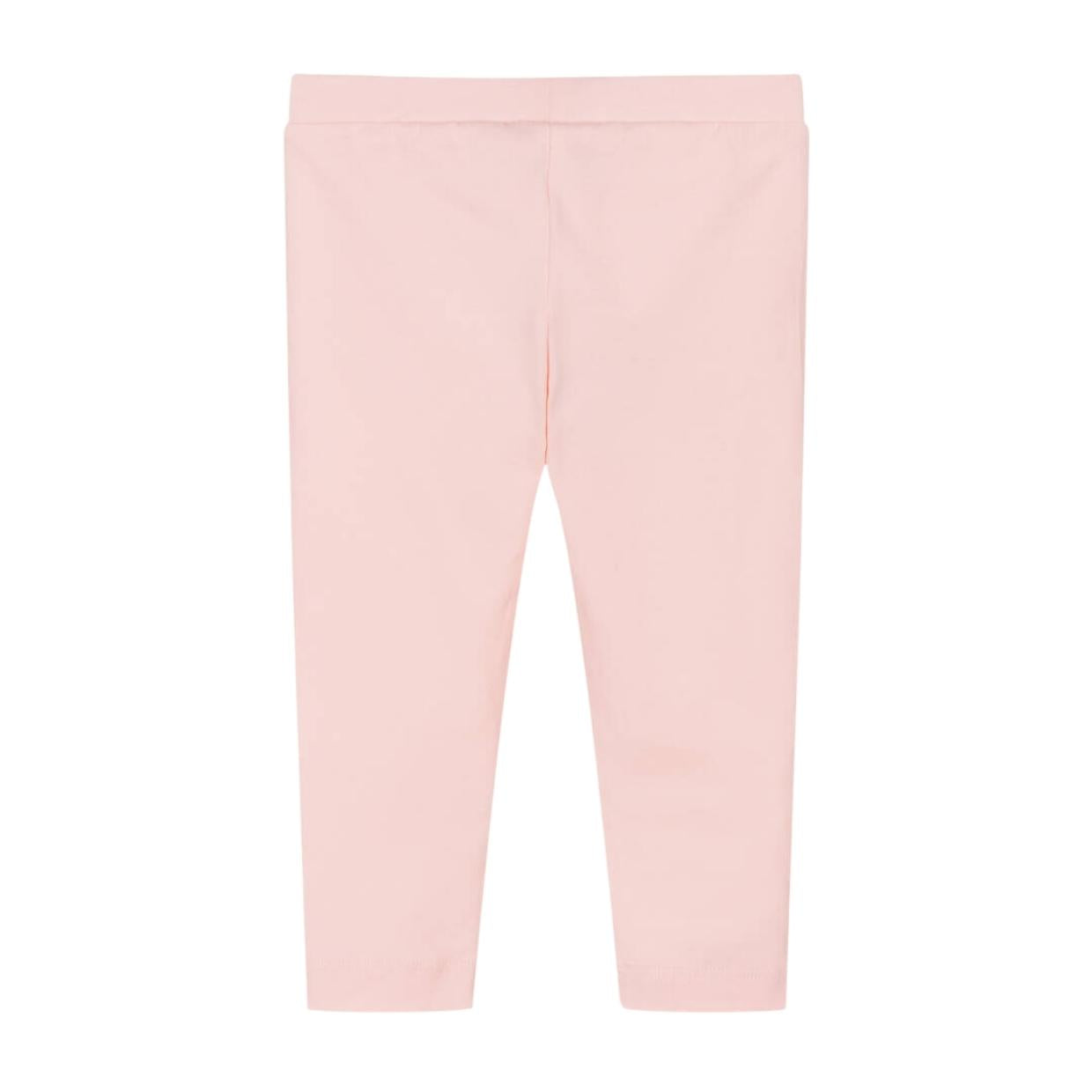 Moschino Baby Teddy Bear Logo Pink Leggings