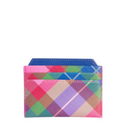 Vivienne Westwood Candy Tartan Print Slim Card Holder