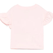 Moschino Baby Teddy Bear Logo Pink T-Shirt