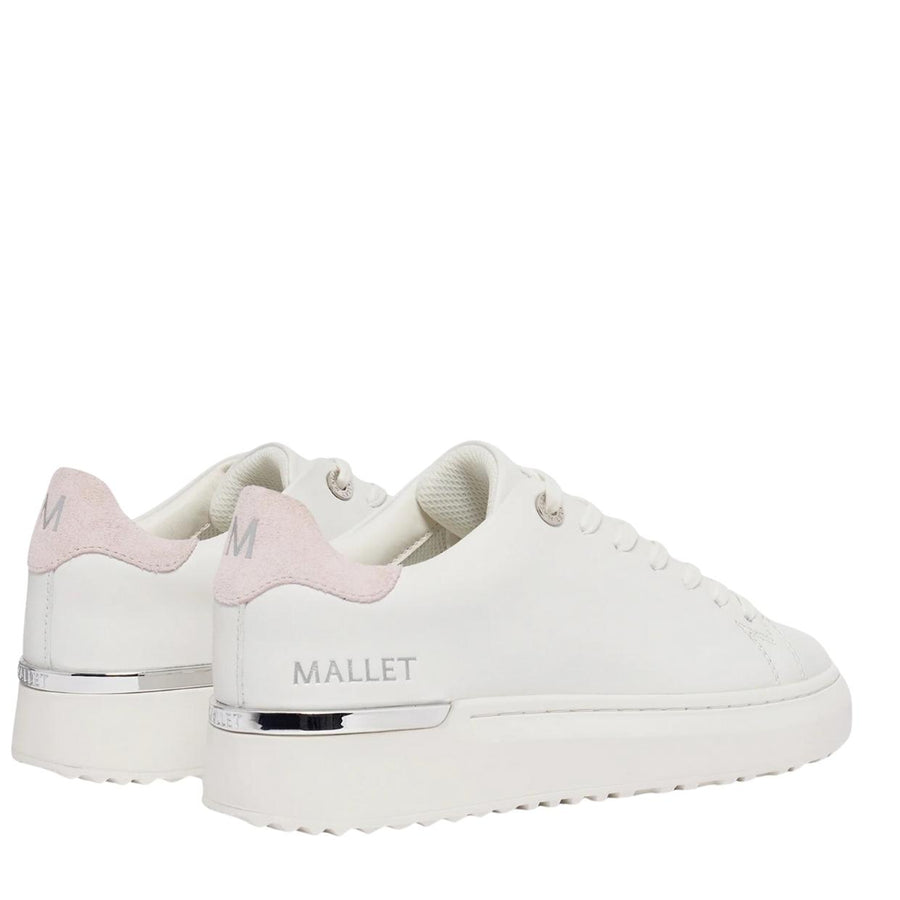 Miss Mallet White & Pink Tab GRFTR Lite Trainers