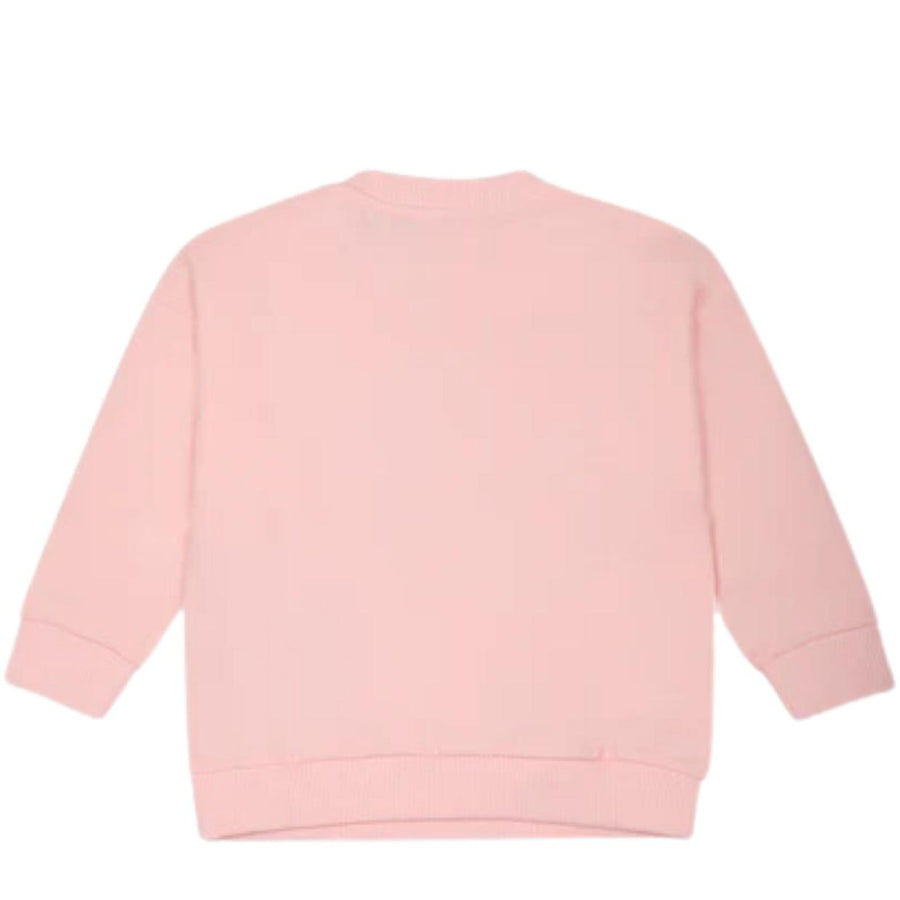 Moschino Baby Pink Teddy Bear Logo Sweatshirts