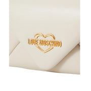 Love Moschino Logo Ivory Small Crossbody Bag