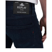 Replay Anbass Slim Fit Power Stretch Dark Blue Denim Jeans