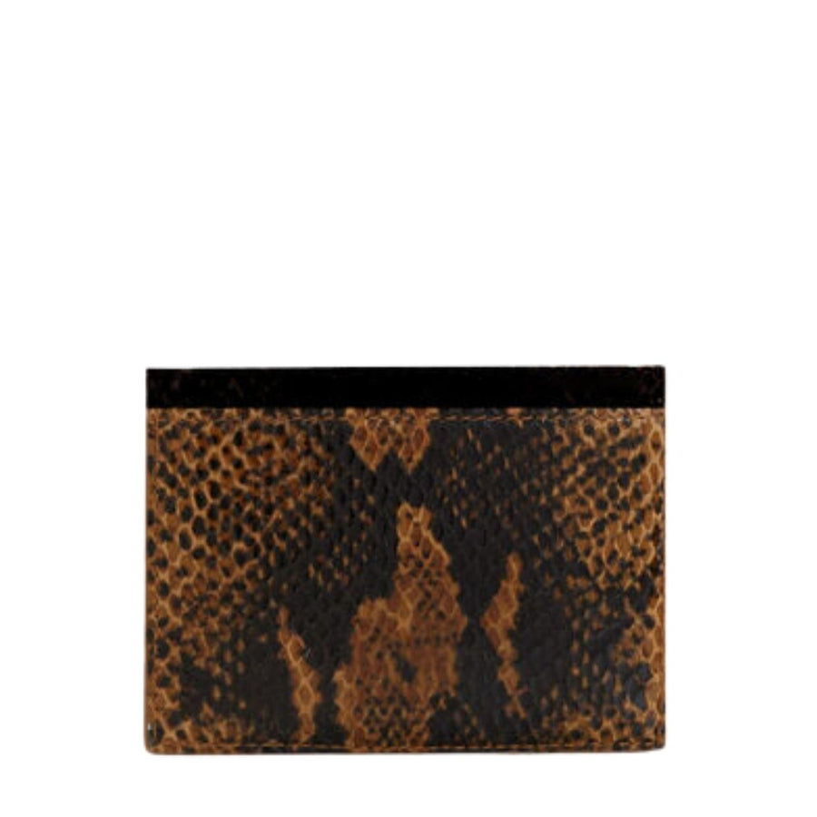 Vivienne Westwood Snake Leather Flat Card Holder