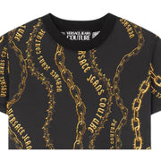 Versace Jeans Couture Chain Couture Black & Gold T-Shirt