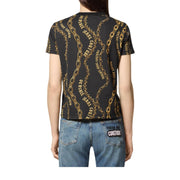 Versace Jeans Couture Chain Couture Black & Gold T-Shirt