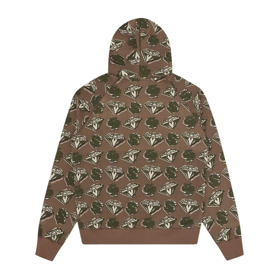 Billionaire Boys Club Diamonds & Dollars Khaki Zip Hoodie