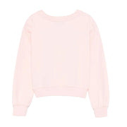 Moschino Kids Teddy Bear Logo Pink Sweatshirt