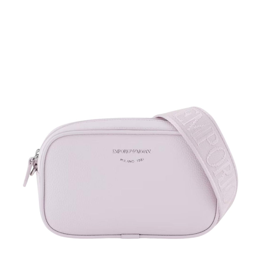 Emporio Armani Printed Logo Baby Pink Camera Bag