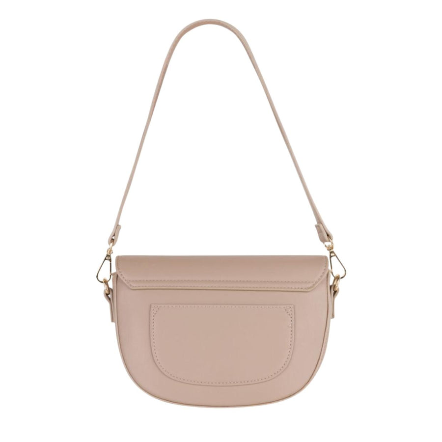 Valentino Bags Piper Beige Flap Crossbody Bag