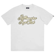 Billionaire Boys Club Diamond Script Logo White T-Shirt