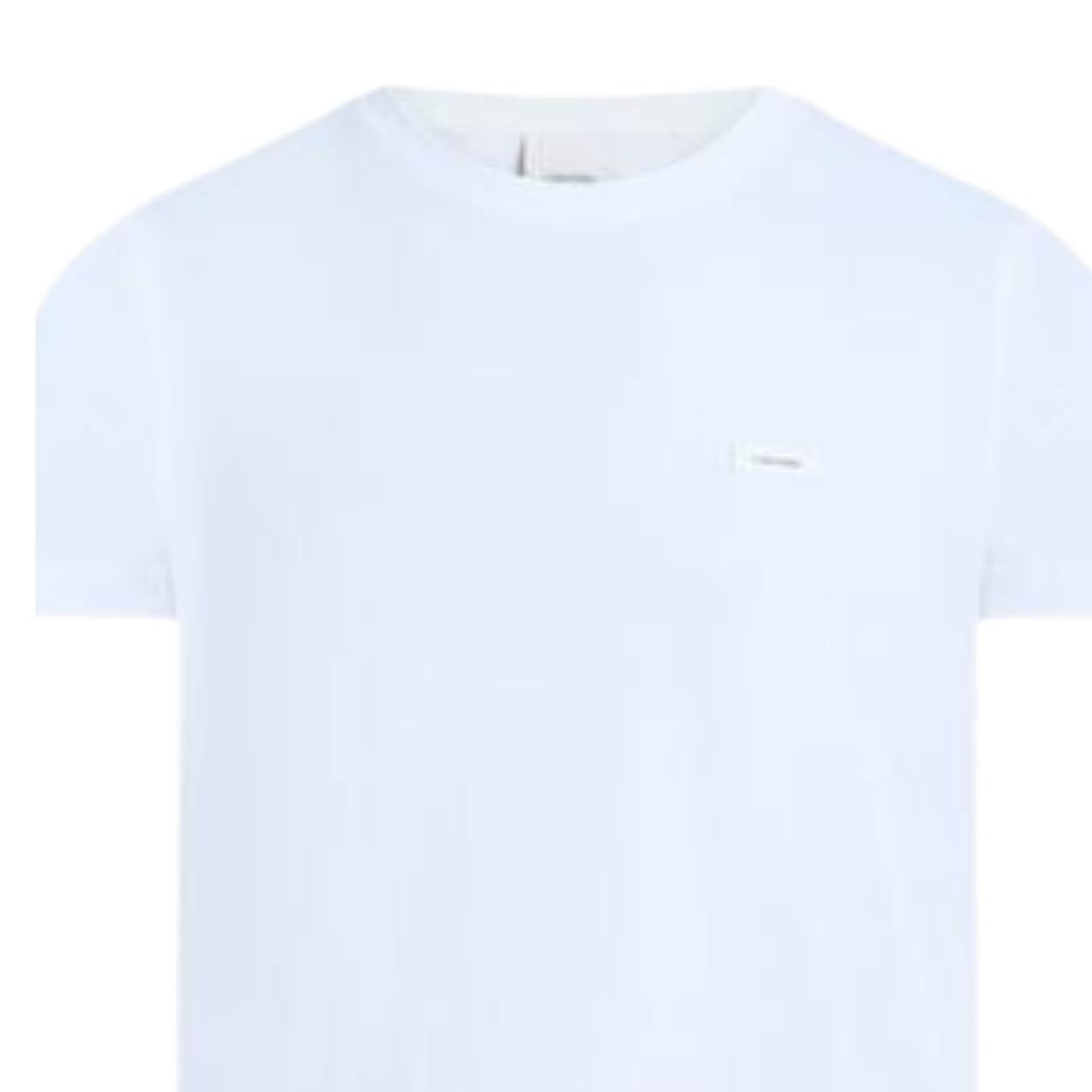 Calvin Klein Logo Tab White T-Shirt