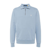 Polo Ralph Lauren Loopback Half Zip Blue Sweatshirt