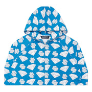 Billionaire Boys Club Diamond & Dollars Blue Zip-Through Hoodie