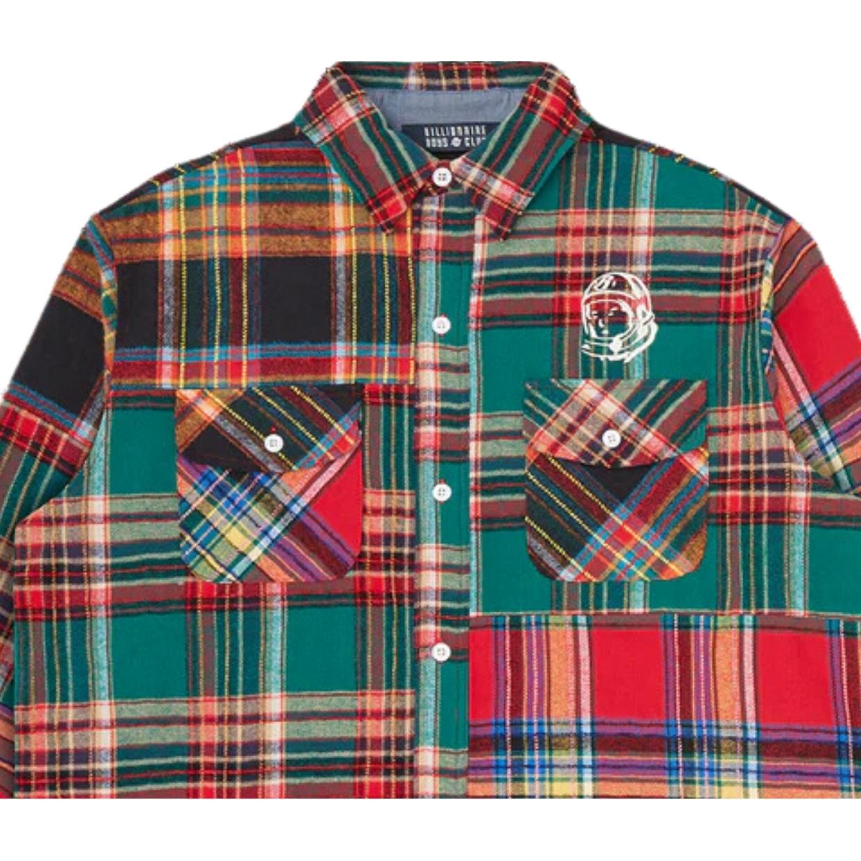 Billionaire Boys Club Patchwork Multi-Check Shirt