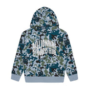 Billionaire Boys Club Kids Blue Camo Arch Logo Hoodie