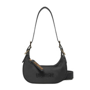 Love Moschino Logo Lettering Black Shoulder Bag