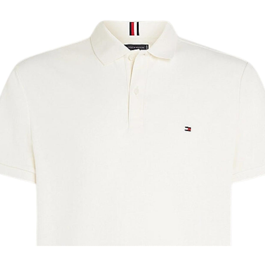 Tommy Hilfiger Liquid Cotton Essential Ivory Petal Polo Shirt