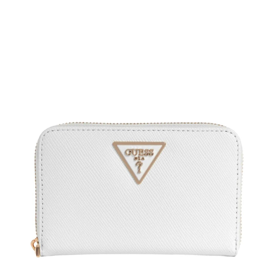 Guess Triangle Logo White Laurel SLG Wallet