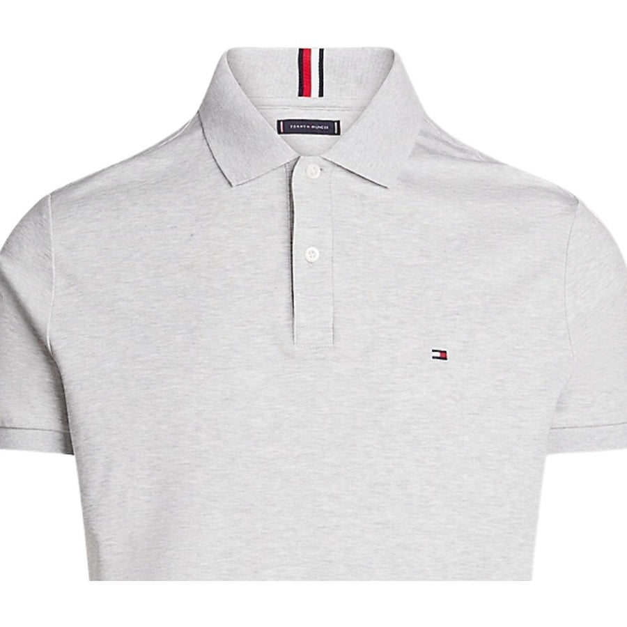 Tommy Hilfiger Liquid Cotton Essential Light Grey Heather Polo Shirt