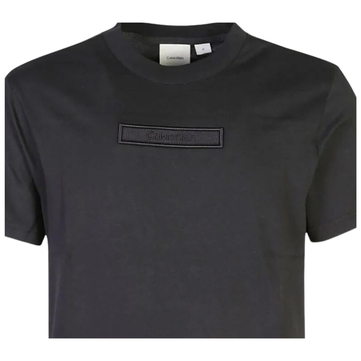 Calvin Klein Embroidered Logo Peached Black T-Shirt