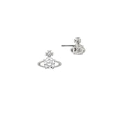 Vivienne Westwood Reina Platinum White Earrings