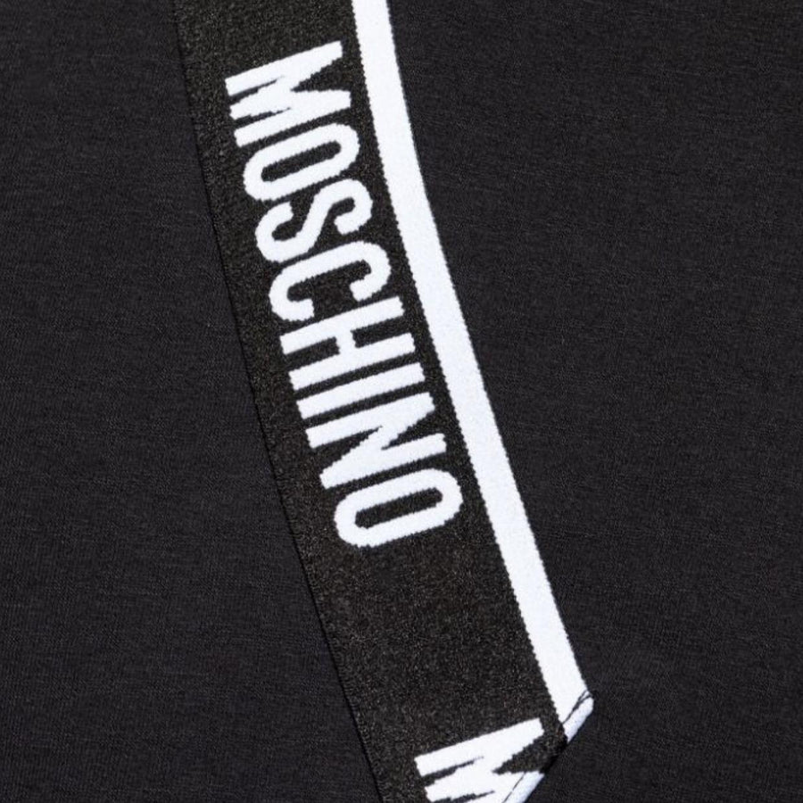 Moschino Underwear Logo Tape Black Hoodie