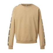 Moschino Underwear Logo Tape Beige Sweatshirt