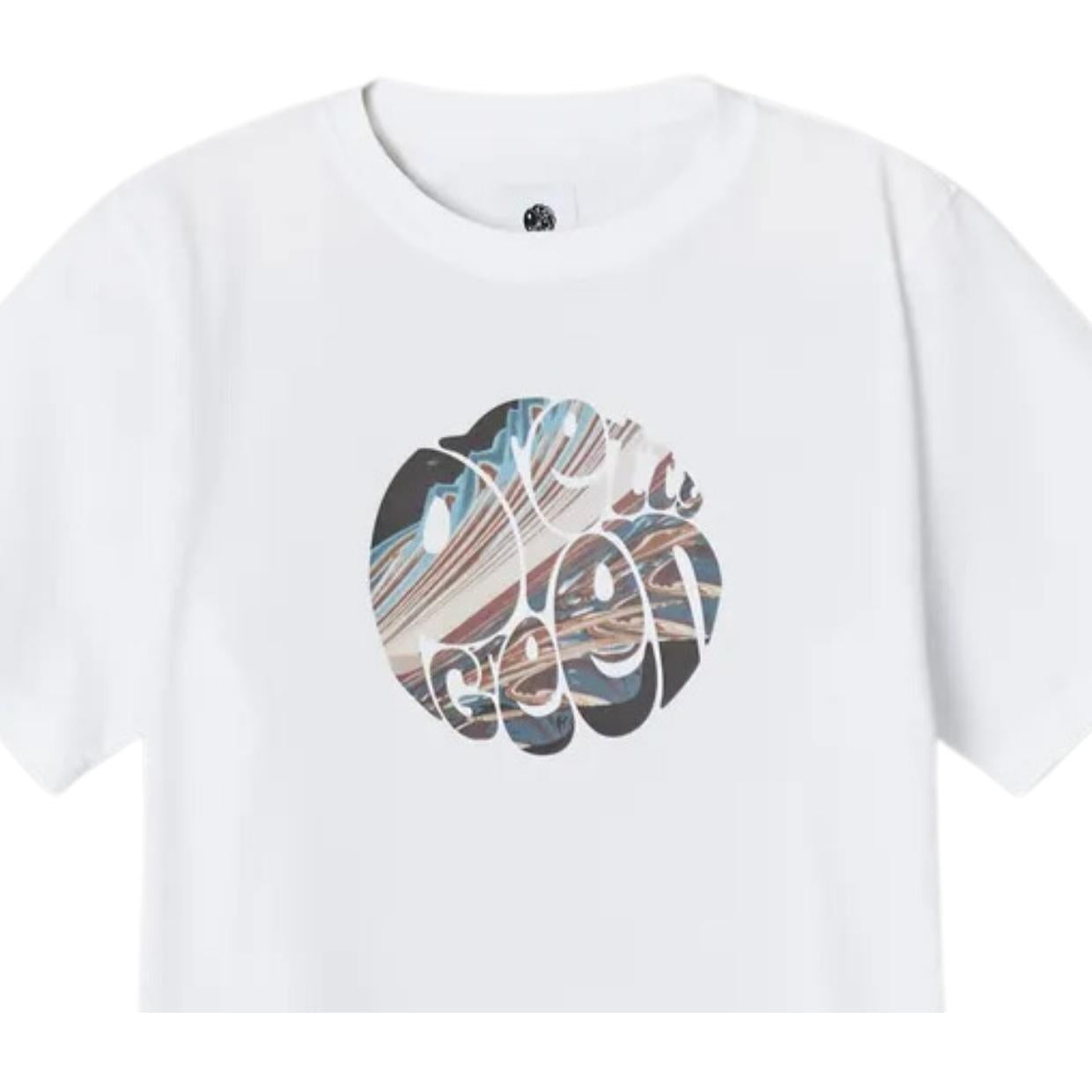 Pretty Green Printed Sundown Graphic Logo White T-Shirt