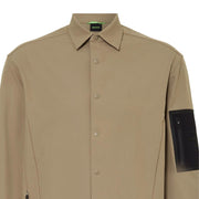 BOSS Logo Expedition Khaki Overshirts