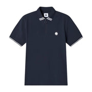 Pretty Green Mountfield Navy Zip Polo Shirt