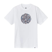 Pretty Green Wonderwall Paisley Logo White T-Shirt