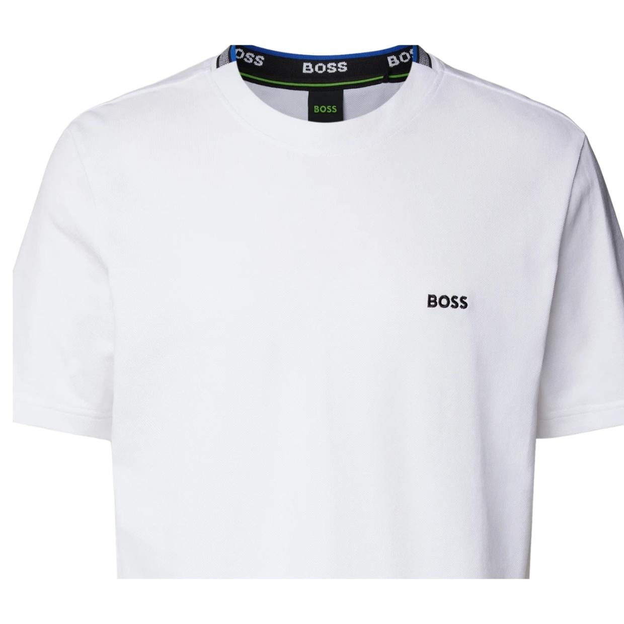 BOSS Embroidered Logo Taddy White T-Shirt