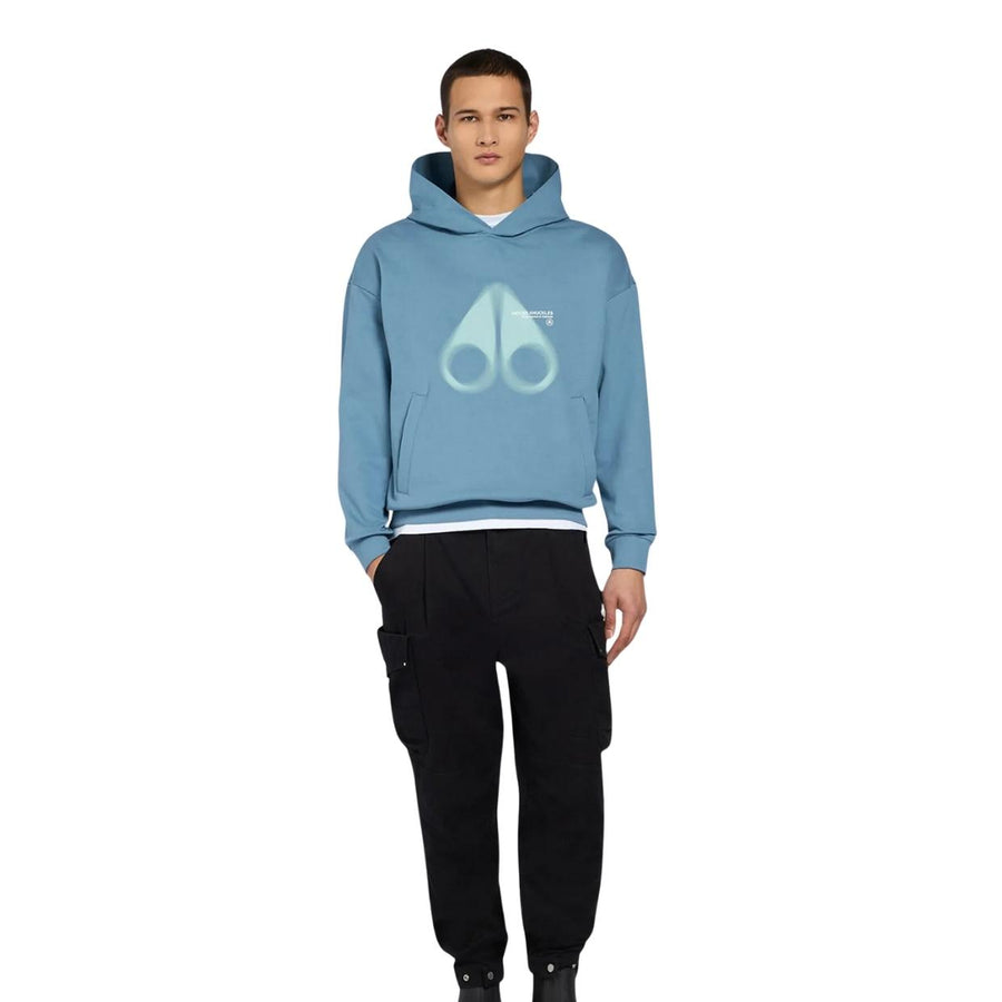 Moose Knuckles Maurice Blue Hoodie