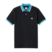 Pretty Green Tilby Contrast Collar Black Polo Shirt