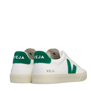 VEJA Campo Canvas White/Emerald Trainers