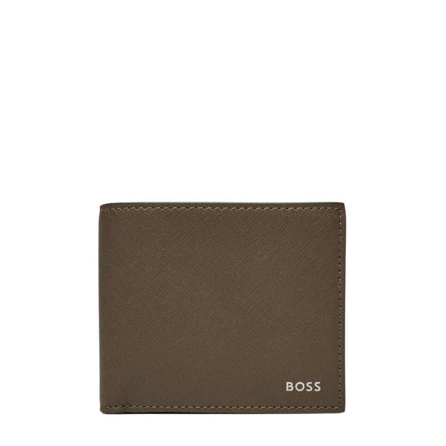 BOSS Zair Coin Billfold Brown Wallet