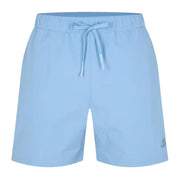 Moose Knuckles Logo Patch Blue Swim Shorts