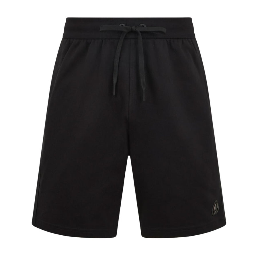 Moose Knuckles Dalon Black Sweats Shorts