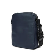 BOSS Stormy Faux Leather Navy Reporter Bag