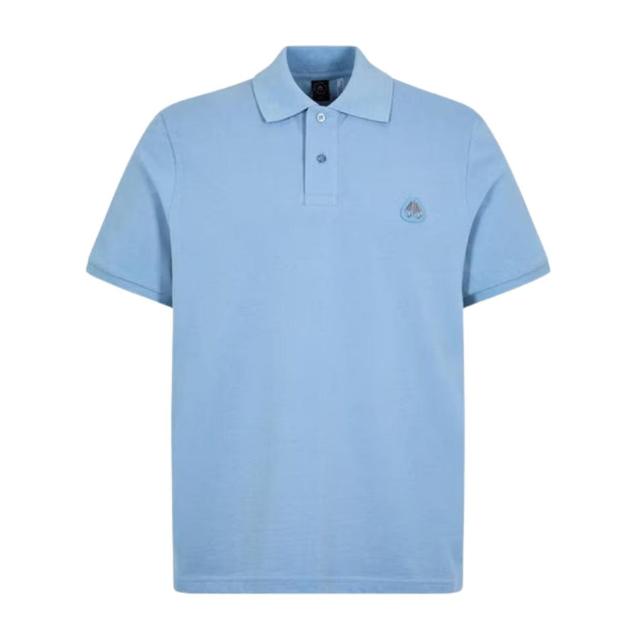 Moose Knuckles Sea Blue Everett Polo Shirt