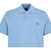 Moose Knuckles Sea Blue Everett Polo Shirt