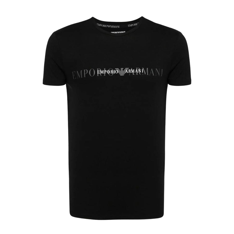 Emporio Armani Bodywear Logo Black T-Shirt