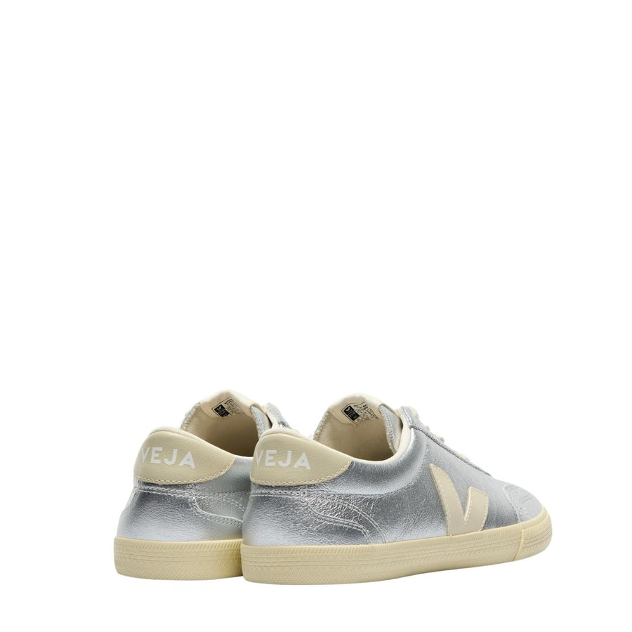 VEJA Volley O.T. Leather Silver Pierre Trainers