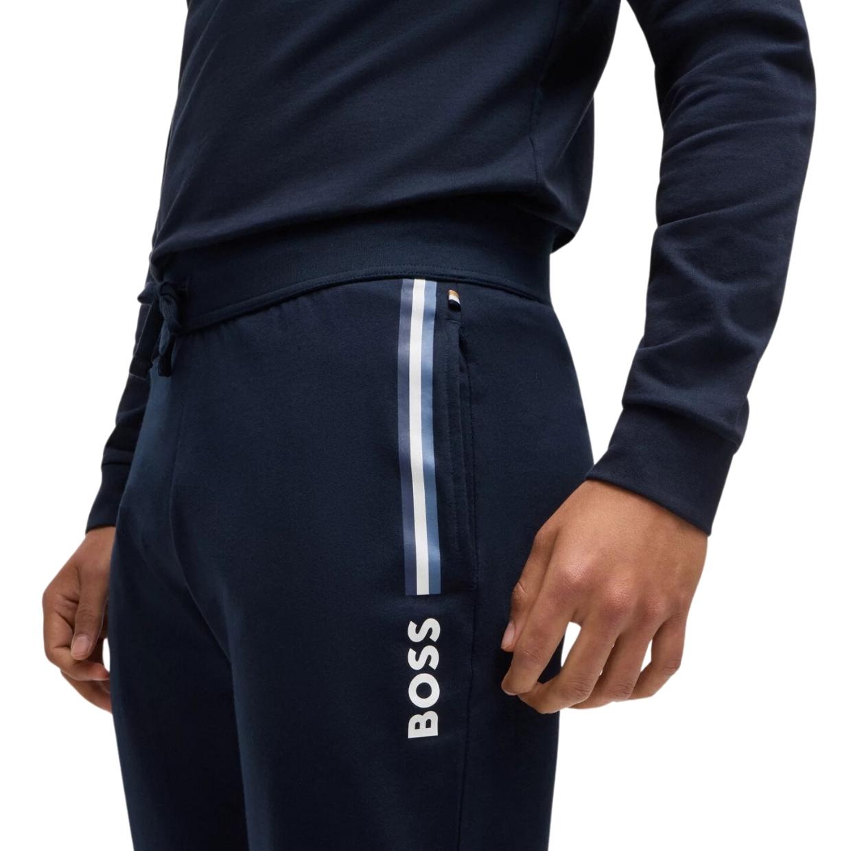 BOSS Logo Detail Authentic Dark Blue Joggers