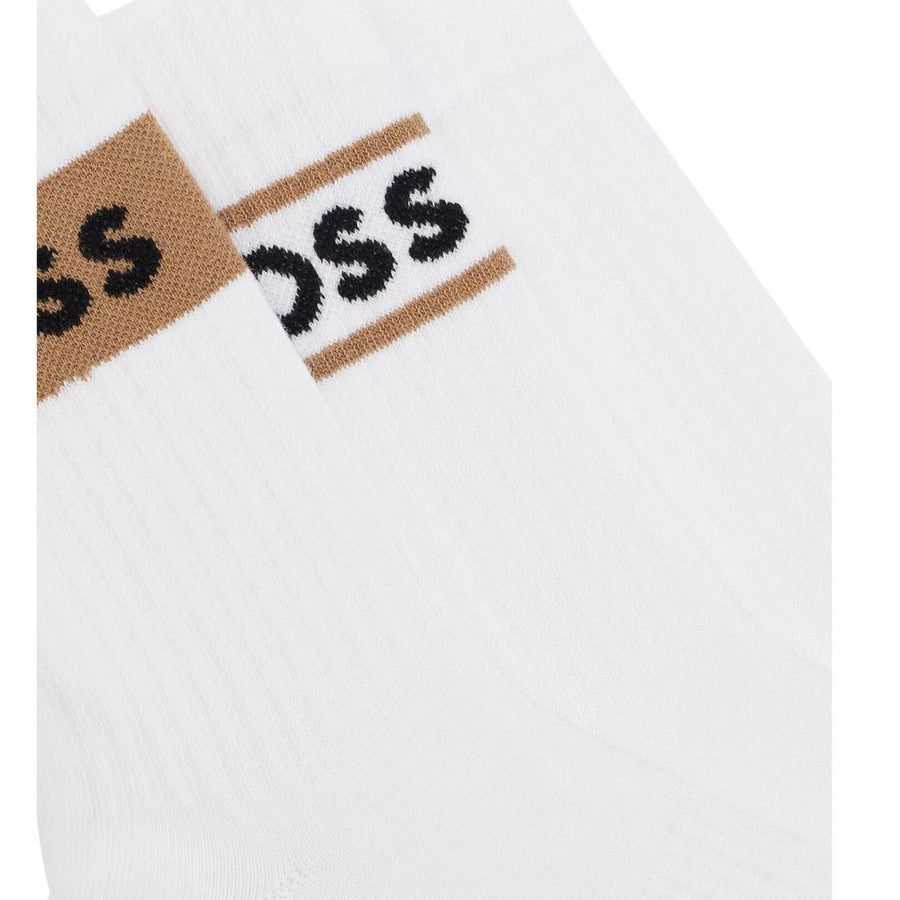 BOSS Logo Quarter Length Three-Pack Socks Gift Set