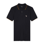 Paul Smith Zebra Logo Patch Dark Navy Polo Shirt